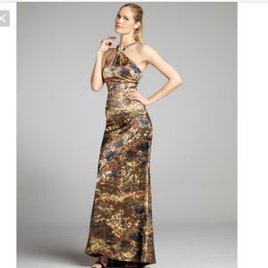 NWT Vera Wang Lavender Label Silk Charmeuse Gown